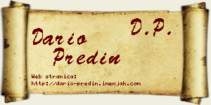 Dario Predin vizit kartica